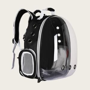 Pet Portable Carrier Backpack Space Capsule Travel Dog Cat Bag Transparent US